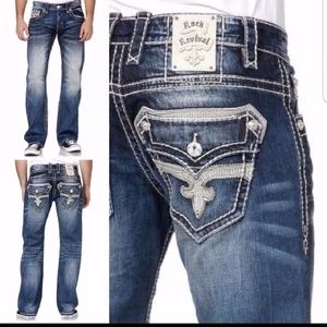 Mens Rock Revival jeans